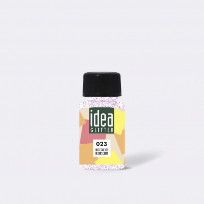 Поталь в хлопьях глиттер "Idea Glitter" переливчатый 60 ml